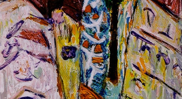 Enge Gasse in Bern, wo wir die Kreidolf-Ausstellung besucht haben